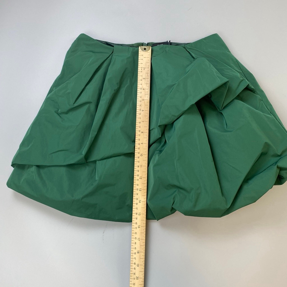 Kate Spade Saturday Green Mini Skirt Women’s 4 Bubble Pockets Fairycore Party - Picture 12 of 13